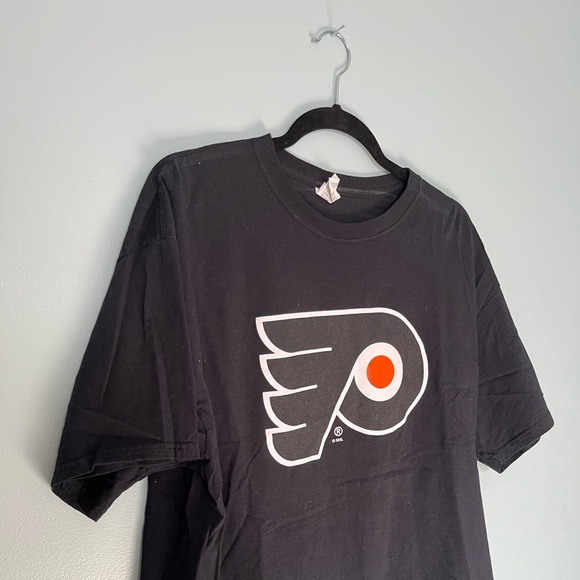 Philadelphia Flyers NHL Licensed Hockey Logo T-Shirt Men’s XL Black - Picture 2 of 5